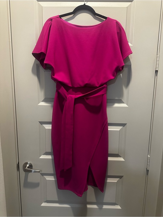 Kensie Dresses & Skirts - Kensie Magenta Tie-Waist Midi Dress
